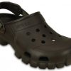 Crocs Minimalist Aşınmaya Dayanıklı Rahat Spor Unisex Kahverengi Sandaletler 202651-23B