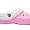 Crocs Mommoth Evo Clog Hafif Aşınmaya Dayanıklı Sıcak Kal Spor Terlikleri Pembe 12878-6U5