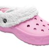 Crocs Mommoth Evo Clog Hafif Aşınmaya Dayanıklı Sıcak Kal Spor Terlikleri Pembe 12878-6U5