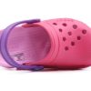 Crocs Çocuk Crocs Klasik Clog Spor Sandaletler “Kırmızı Pembe Mor” 204991-66I