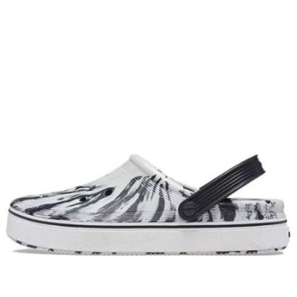 Crocs Off Court Clogs “Mermer Beyaz Siyah” 208601-066