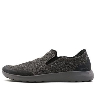Crocs Outdoor Hafif Nefes Alabilen Rahat Spor Ayakkabı Siyah Gri “Siyah Gri” 203977-05M