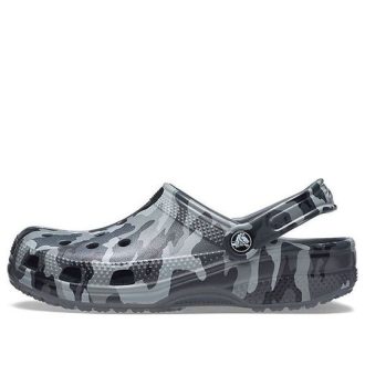 Crocs Plaj Sandaletleri Gri Kamuflaj Unisex 206454-0IE