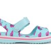 Crocs (PS) Büyük Baskılı Crocs Sandaletler “Buz Mavisi” 206262-4O9