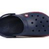 Crocs (PS) Corcband Bold Logo Minimalist Günlük Mavi Kırmızı Sandaletler “Mavi Kırmızı” 206022-4CC