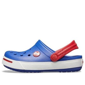 Crocs (PS) Crocband II Clogs “Mavi Beyaz Kırmızı” 11990-4BF
