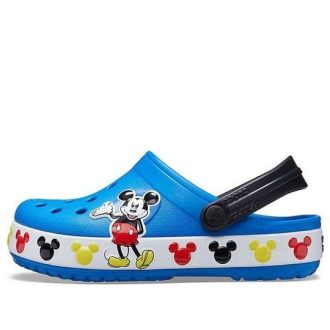 Crocs (PS) Disney Mickey Outdoor Düz Topuklu Spor Mavi Sandaletler 206307-4JL