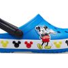 Crocs (PS) Disney Mickey Outdoor Düz Topuklu Spor Mavi Sandaletler 206307-4JL