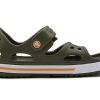 Crocs (PS) Düz Günlük Ordu Yeşili Sandaletler 14854-309
