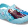 Crocs (PS) Frozen Baskılı Açık Hava Düz Topuklu Spor Mavi Sandaletler 207078-4O9