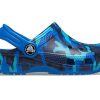 Crocs (PS) Kamuflaj Baskılı Plaj Mavisi Sandaletler 205813-4JL