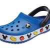 Crocs (PS) Küçük Crocs Mickey Cozy Kaymaz Spor Mavi Sandaletler 204992-4GX