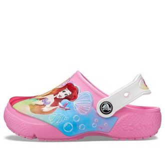 Crocs (PS) Küçük Crocs Noktalı Gül Pembesi Sandaletler 206272-669