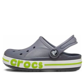 Crocs (PS) Küçük Crocs Outdoor Beach Sports Gri Yeşil Sandaletler “Gri Yeşil” 205100-025