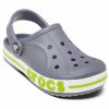 Crocs (PS) Küçük Crocs Outdoor Beach Sports Gri Yeşil Sandaletler “Gri Yeşil” 205100-025