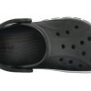 Crocs (PS) Küçük Crocs Outdoor Düz Topuklu Plaj Sporları Siyah Beyaz Sandalet “Siyah Beyaz” 205100-001
