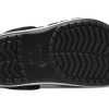 Crocs (PS) Küçük Crocs Outdoor Düz Topuklu Plaj Sporları Siyah Beyaz Sandalet “Siyah Beyaz” 205100-001