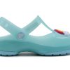 Crocs (PS) Küçük Crocs Outdoor Düz Topuklu Spor Buz Mavisi Sandaletler 205534-4O9
