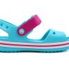 Crocs (PS) Küçük Crocs Plaj Buz Mavisi Sandalet 12856-4FV