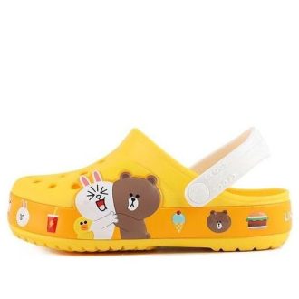 Crocs (PS) Küçük Crocs Plaj Sarısı Sandaletler 206028-730