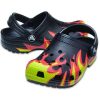 Crocs (PS) Klasik Alevde Izgaralı Terlik “Siyah Kırmızı Yeşil” 206629-0X9