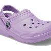 Crocs (PS) Klasik Astarlı Tığ Ayakkabısı “Mor Menekşe” 207010-5PR