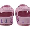 Crocs (PS) Klasik Clog Kelebek Desenli Açık Hava Düz Topuklu Spor Pembe Sandaletler 206414-6GD