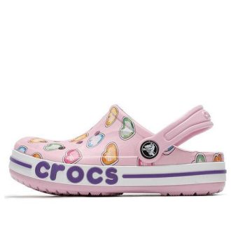 Crocs (PS) Klasik Clog Çok Renkli Desenli Ayakkabı Pembe 207020-6GD