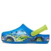 Crocs (PS) Komik Desenli Düz Topuklu Spor Mavi Sandaletler 207074-4JL