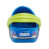 Crocs (PS) Komik Desenli Düz Topuklu Spor Mavi Sandaletler 207074-4JL