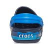 Crocs (PS) Komik Köpekbalığı Desenli Açık Hava Düz Topuklu Spor Derin Mavi Sandaletler 207070-410