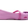 Crocs (PS) Lina Flat Küçük Günlük Pembe Sandalet 205040-6I2