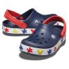 Crocs (PS) Mickey Outdoor Düz Topuklu Spor Derin Mavi Sandaletler 207077-410