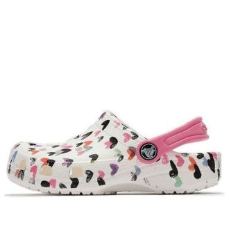 Crocs (PS) Çok Renkli Desenli Ayakkabı Beyaz 207000-100