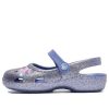 Crocs (PS) Outdoor Düz Topuklu Parlak Spor Mavi Sandaletler 206370-434