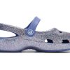 Crocs (PS) Outdoor Düz Topuklu Parlak Spor Mavi Sandaletler 206370-434