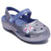 Crocs (PS) Outdoor Düz Topuklu Parlak Spor Mavi Sandaletler 206370-434