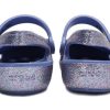Crocs (PS) Outdoor Düz Topuklu Parlak Spor Mavi Sandaletler 206370-434