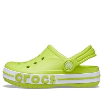 Crocs (PS) Outdoor Düz Topuklu Plaj Sporları Yeşil Sandaletler 205100-3TX