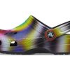 Crocs Renkli Crocs Plaj Unisex Çok Renkli Siyah Sandalet 207556-0C4