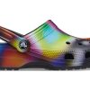 Crocs Renkli Crocs Plaj Unisex Çok Renkli Siyah Sandalet 207556-0C4