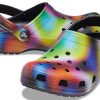 Crocs Renkli Crocs Plaj Unisex Çok Renkli Siyah Sandalet 207556-0C4