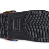 Crocs Renkli Crocs Plaj Unisex Çok Renkli Siyah Sandalet 207556-0C4