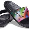 Crocs Renkli Günlük Unisex Çok Renkli Siyah Terlik 207557-0C4