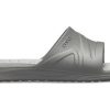 Crocs Reviva Cozy Kaymaz Düz Spor Terlikleri Unisex Gri 205546-0DV
