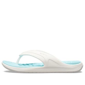 Crocs Reviva Parmak Arası Terlik Mavi Beyaz 205545-18B
