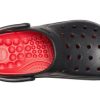 Crocs Reviva Plaj Sandaletleri Siyah Kırmızı 205852-0BU