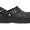 Crocs Stay Warm Aşınmaya Dayanıklı Rahat Spor Unisex Siyah Sandalet 204563-060