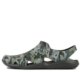 Crocs Swiftwater Camo Wave Sandaletler “Yeşil Kahverengi” 206010-97G