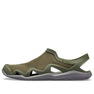 Crocs Swiftwater Mesh Wave Sandaletler “Ordu Yeşili” 205701-3TF